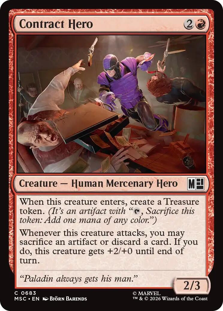 Image for Contract Hero (683) (MSC) - Magic: The Gathering