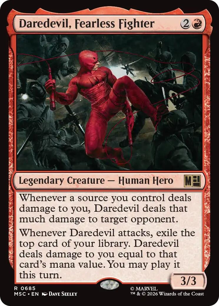Image for Daredevil, Fearless Fighter (685) (MSC) - Magic: The Gathering