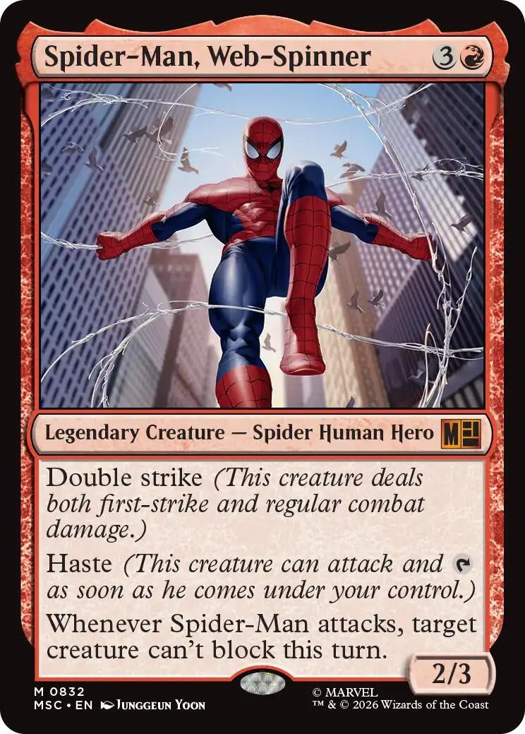 Image for Spider-Man, Web-Spinner (832) (MSC) - Magic: The Gathering