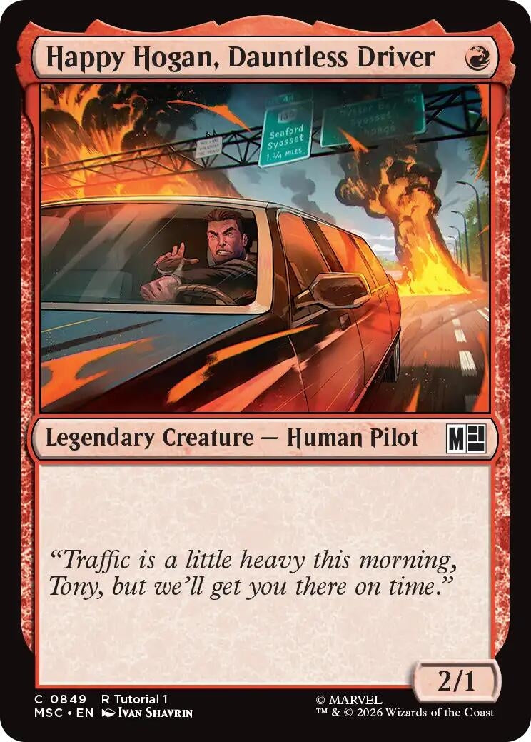 Image for Happy Hogan, Dauntless Driver (0849) (849) (MSC) - Magic: The Gathering