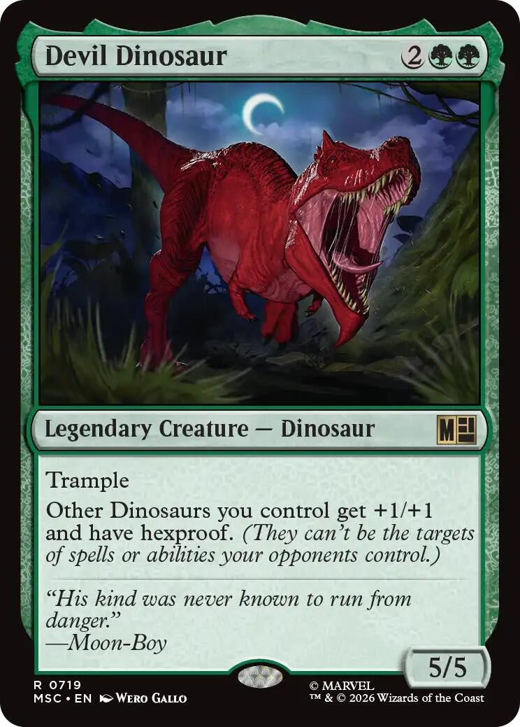 Image for Devil Dinosaur (719) (MSC) - Magic: The Gathering