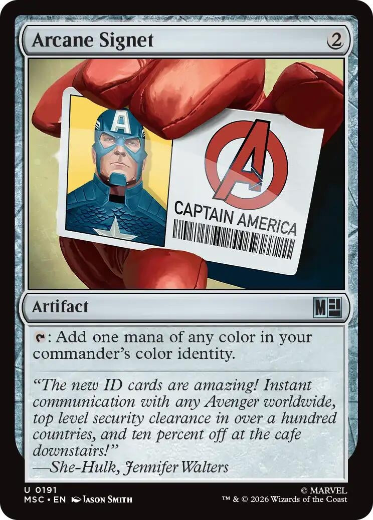 Image for Arcane Signet (0191) (191) (MSC) - Magic: The Gathering