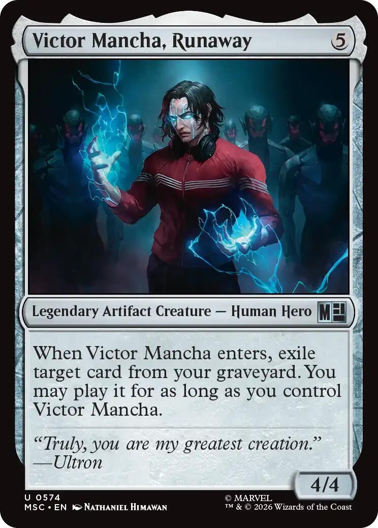 Image for Victor Mancha, Runaway (574) (MSC) - Magic: The Gathering