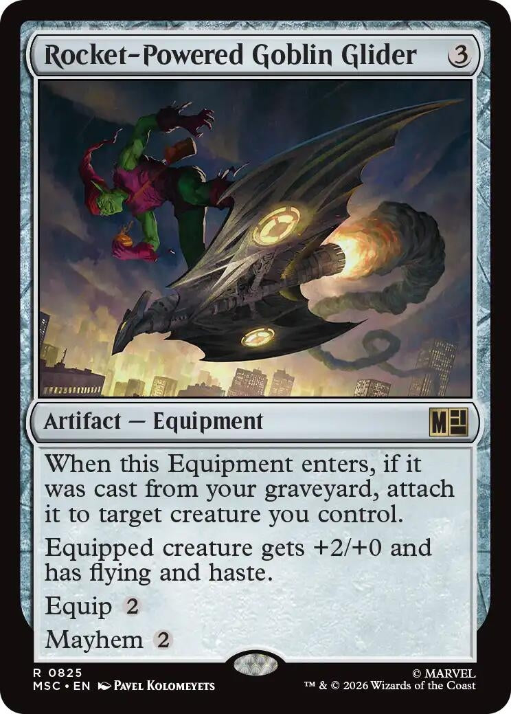 Image for Rocket-Powered Goblin Glider (825) (MSC) - Magic: The Gathering