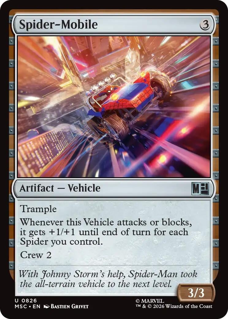 Image for Spider-Mobile (826) (MSC) - Magic: The Gathering