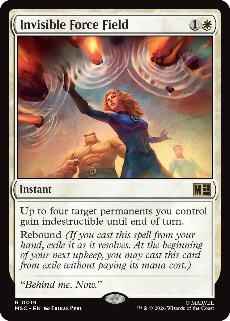 Image for Invisible Force Field (Surge Foil) (19) (MSC) - Magic: The Gathering