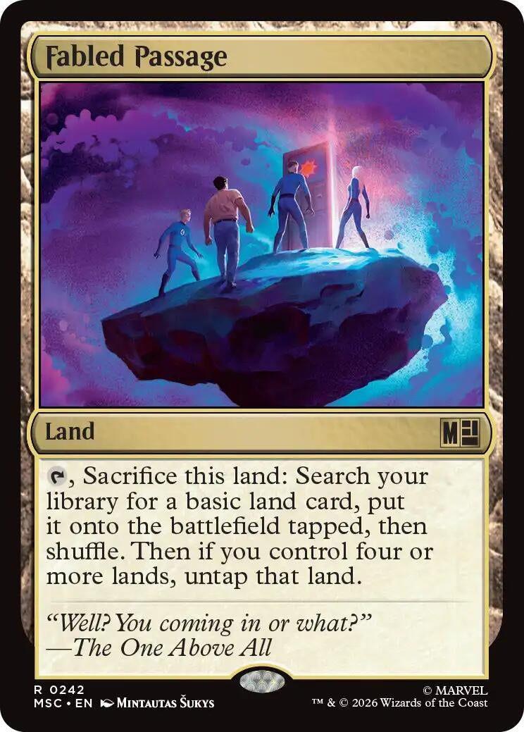 Image for Fabled Passage (242) (MSC) - Magic: The Gathering