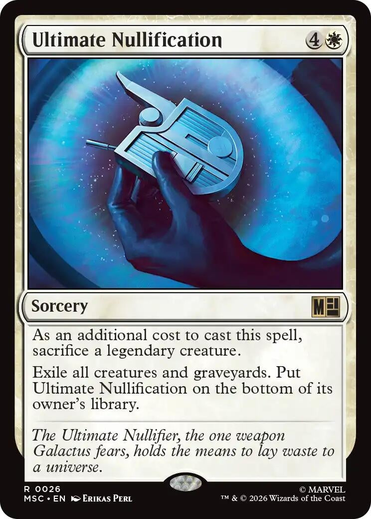 Image for Ultimate Nullification (26) (MSC) - Magic: The Gathering