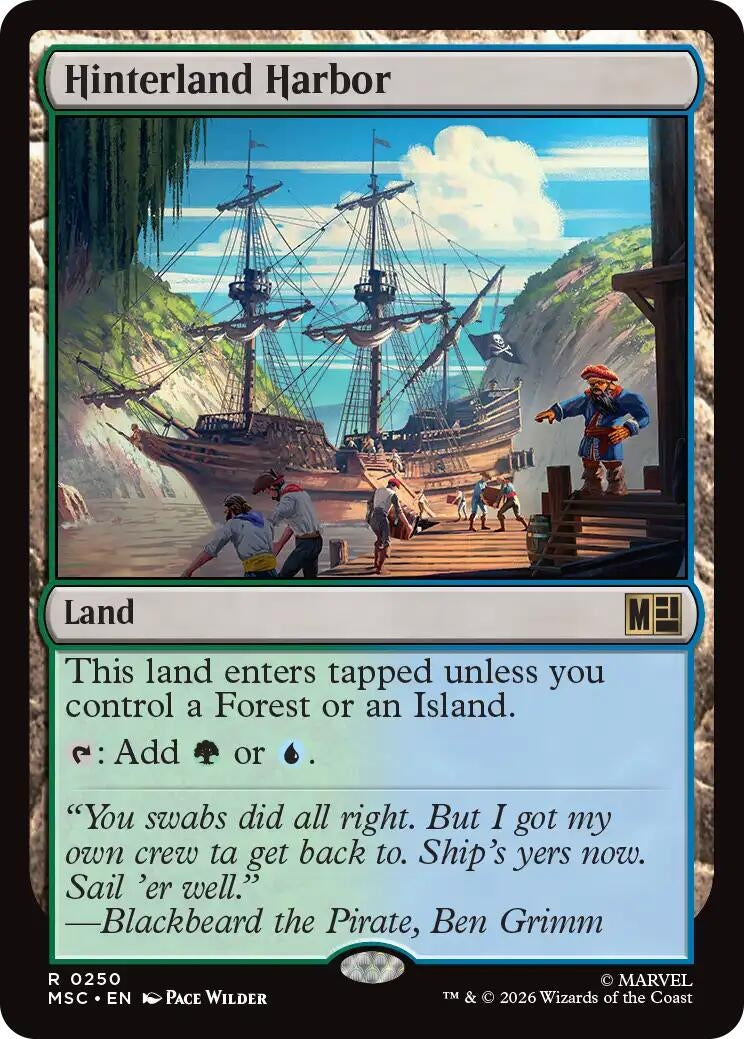 Image for Hinterland Harbor (Surge Foil) (250) (MSC) - Magic: The Gathering