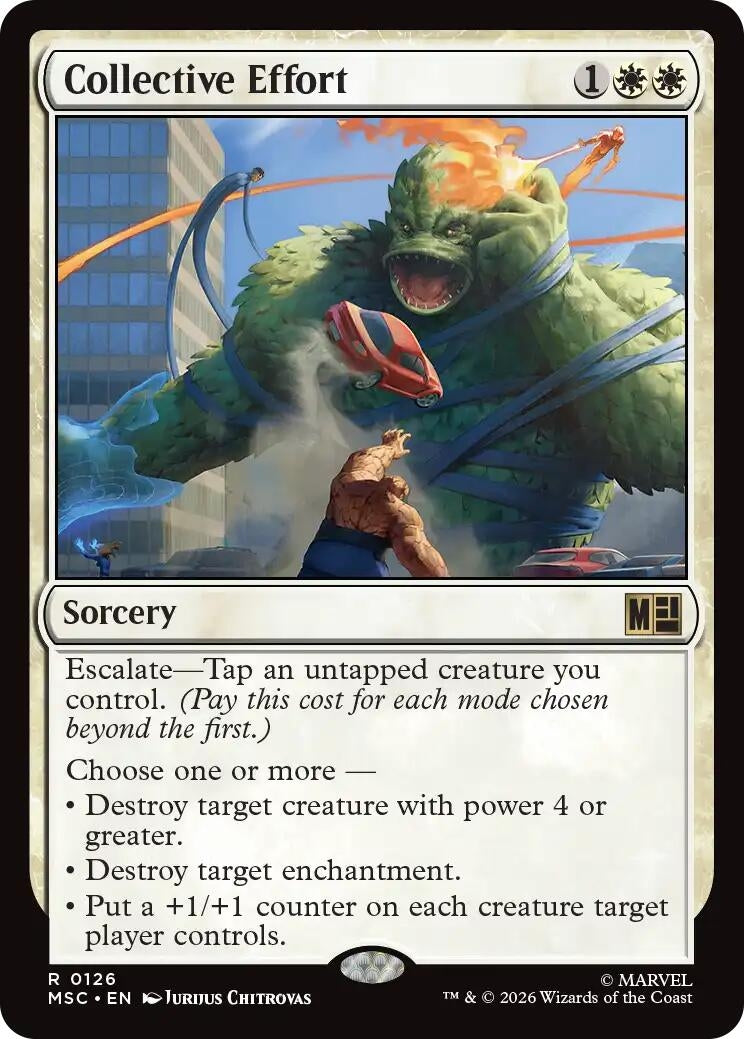 Image for Collective Effort (Surge Foil) (126) (MSC) - Magic: The Gathering