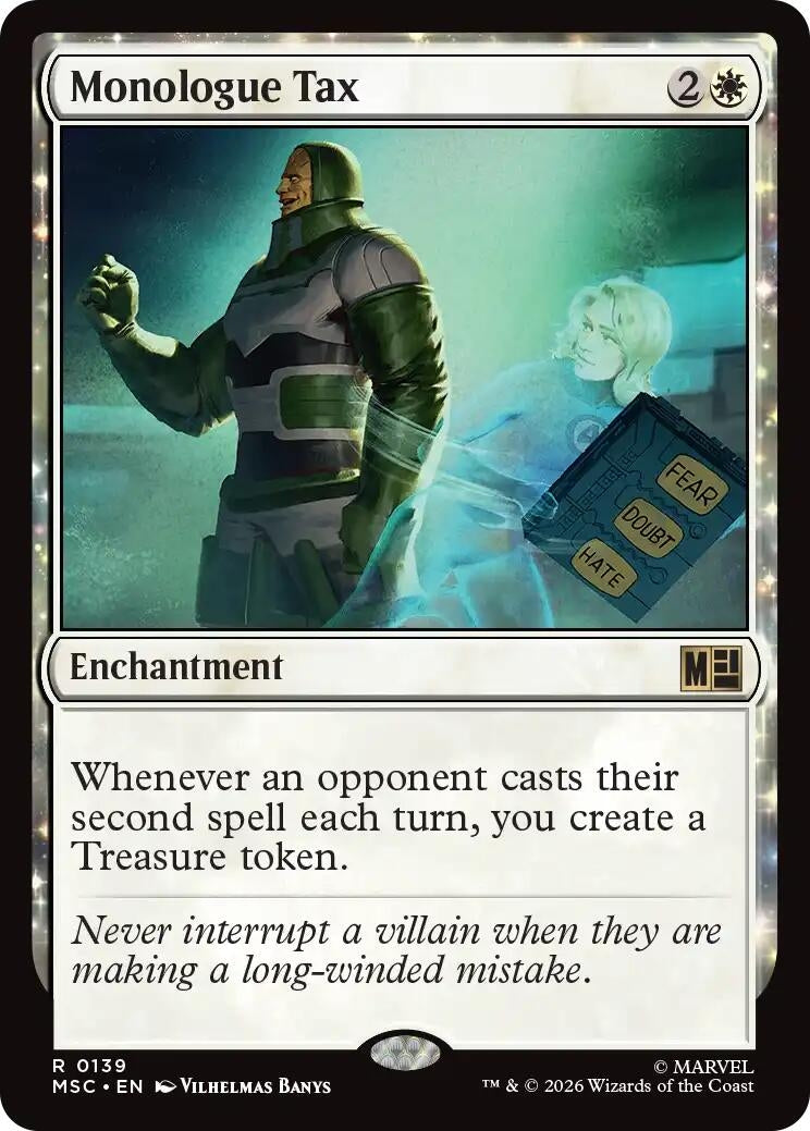 Image for Monologue Tax (Surge Foil) (139) (MSC) - Magic: The Gathering