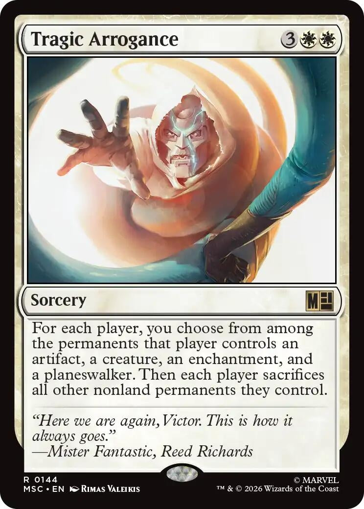 Image for Tragic Arrogance (144) (MSC) - Magic: The Gathering