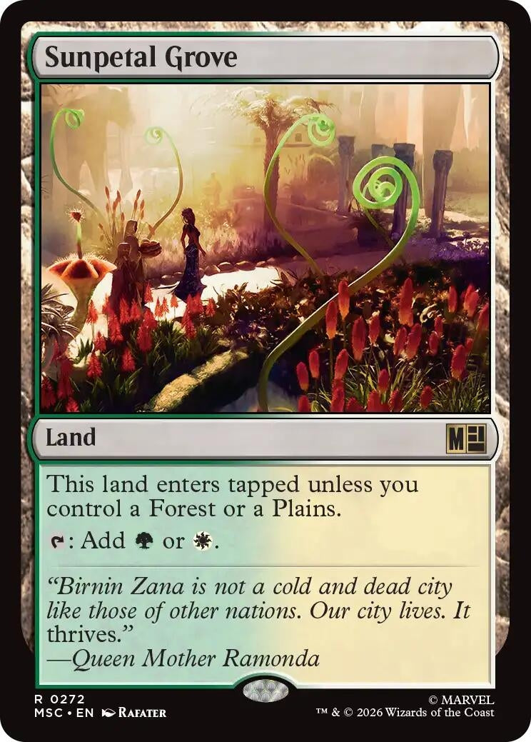 Image for Sunpetal Grove (272) (MSC) - Magic: The Gathering