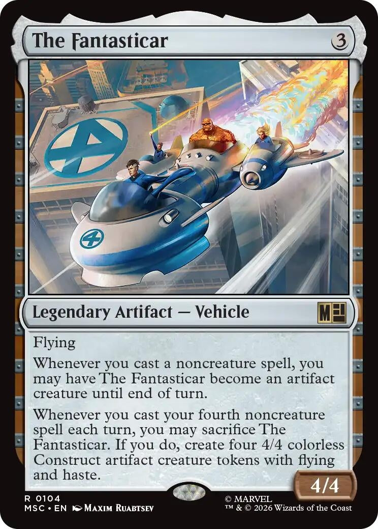 Image for The Fantasticar (104) (MSC) - Magic: The Gathering