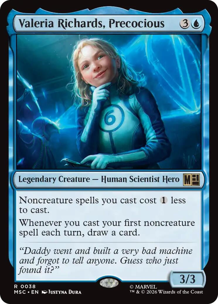 Image for Valeria Richards, Precocious (38) (MSC) - Magic: The Gathering