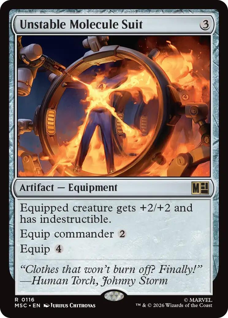 Image for Unstable Molecule Suit (116) (MSC) - Magic: The Gathering