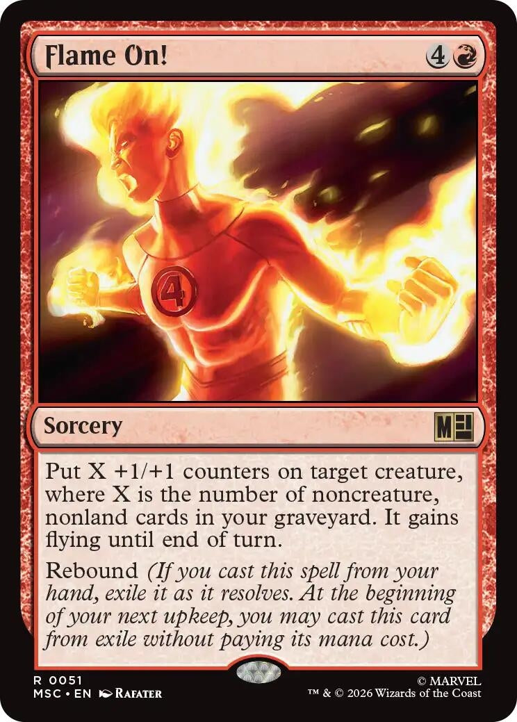 Image for Flame On! (Surge Foil) (51) (MSC) - Magic: The Gathering