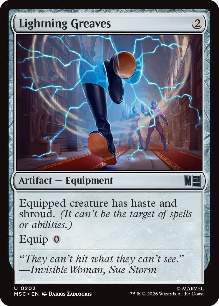 Image for Lightning Greaves (202) (MSC) - Magic: The Gathering