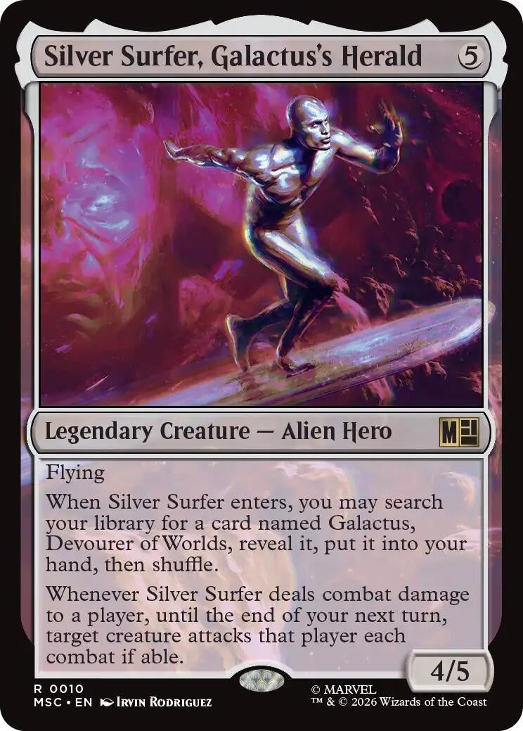 Image for Silver Surfer, Galactus's Herald (10) (MSC) - Magic: The Gathering