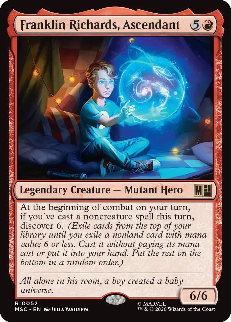 Image for Franklin Richards, Ascendant (52) (MSC) - Magic: The Gathering