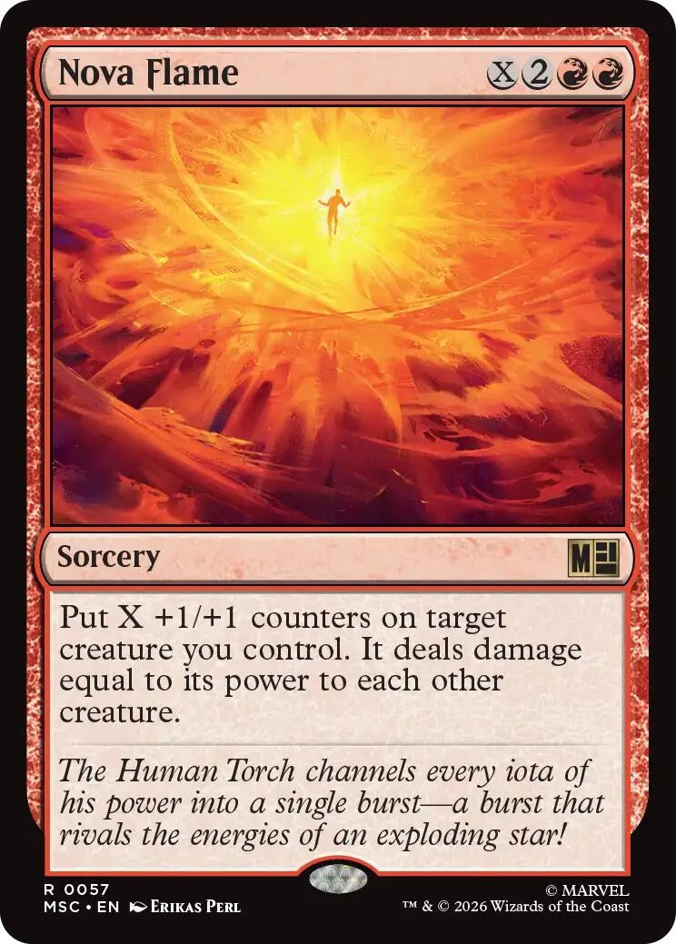 Image for Nova Flame (57) (MSC) - Magic: The Gathering