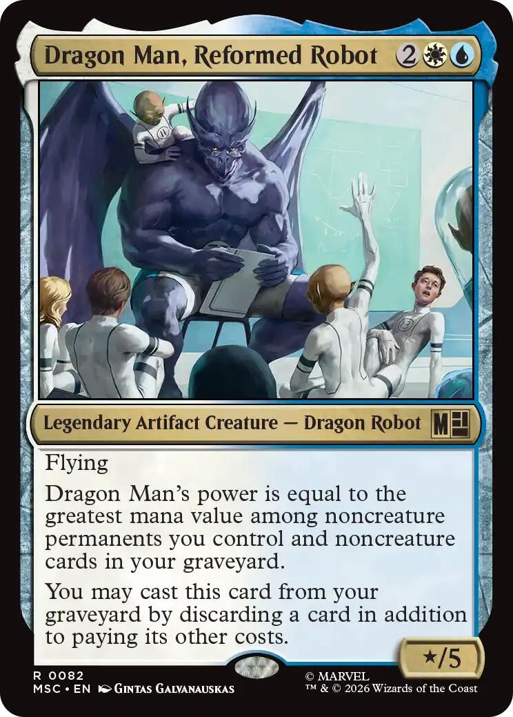Image for Dragon Man, Reformed Robot (82) (MSC) - Magic: The Gathering