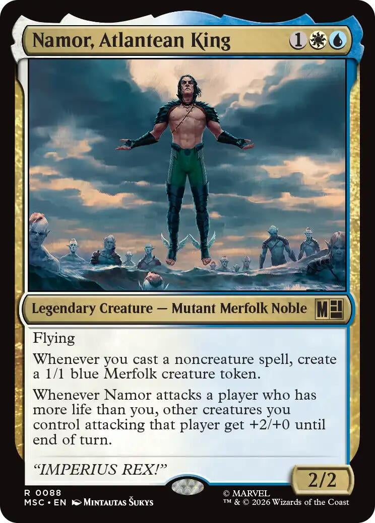 Image for Namor, Atlantean King (88) (MSC) - Magic: The Gathering