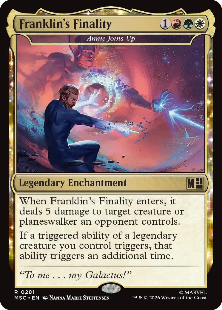 Image for Franklin's Finality - Annie Joins Up (Surge Foil) (281) (MSC) - Magic: The Gathering