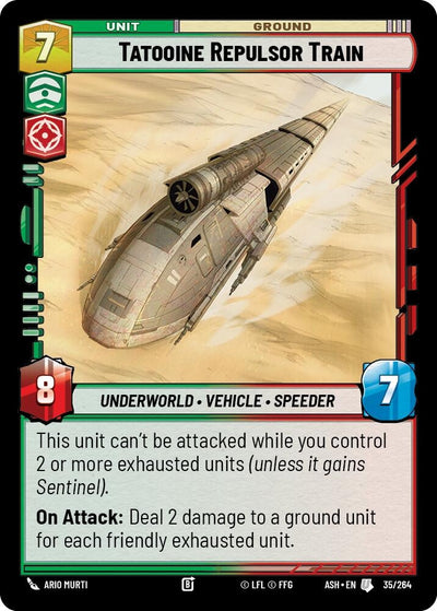 Tatooine Repulsor Train (35/264) (ASH)