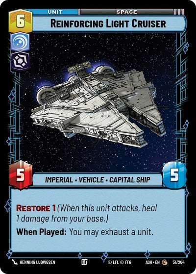 Reinforcing Light Cruiser (51/264) (ASH)