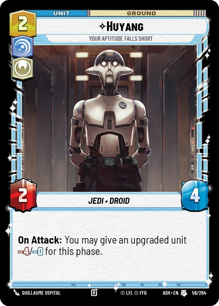 Image for Huyang - Your Aptitude Falls Short (56/264) (ASH) - Star Wars: Unlimited