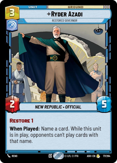 Ryder Azadi - Restored Governor (77/264) (ASH)