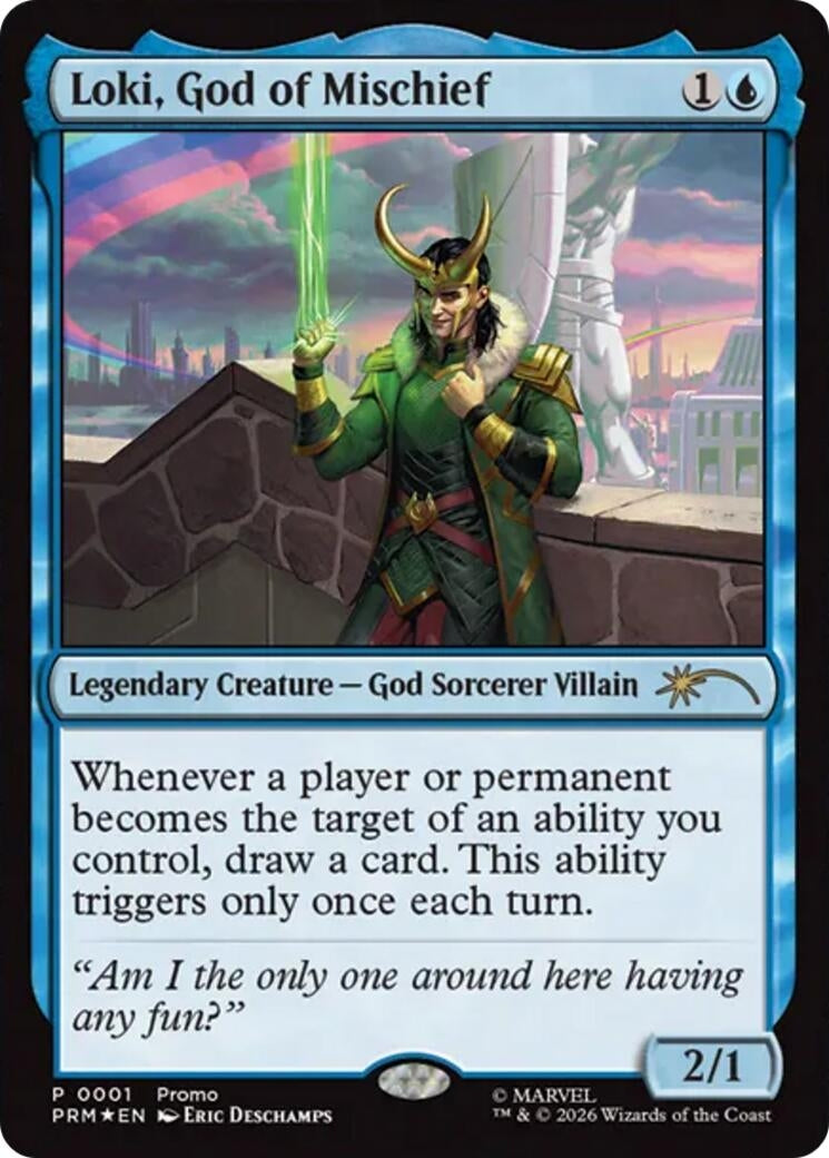 Image for Loki, God of Mischief (1) (MEDIA) - Magic: The Gathering