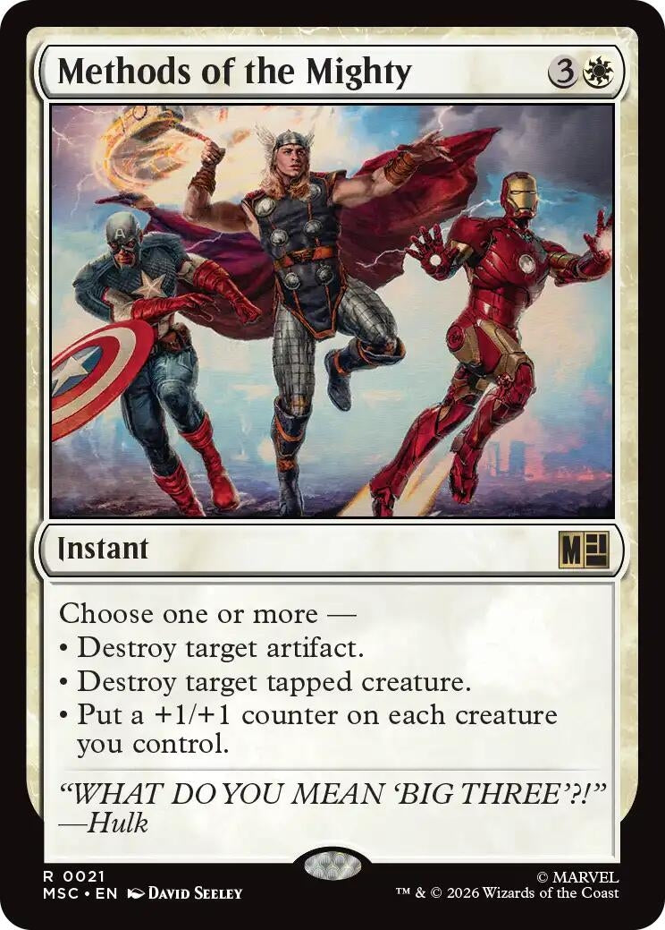 Image for Methods of the Mighty (Surge Foil) (21) (MSC) - Magic: The Gathering