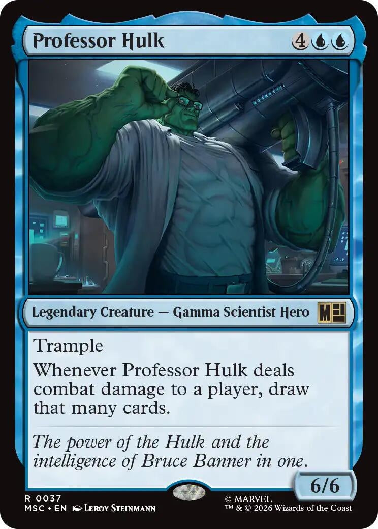 Image for Professor Hulk (Surge Foil) (37) (MSC) - Magic: The Gathering