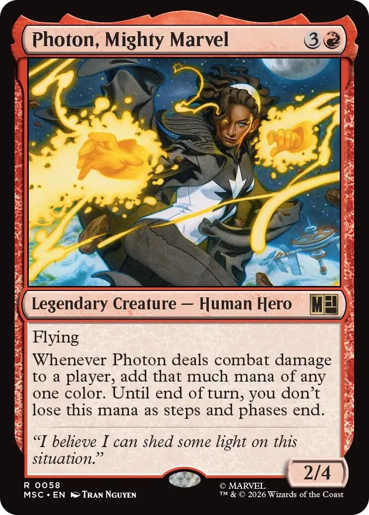 Image for Photon, Mighty Marvel (Surge Foil) (58) (MSC) - Magic: The Gathering
