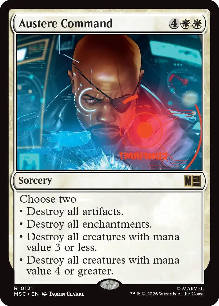 Image for Austere Command (Surge Foil) (121) (MSC) - Magic: The Gathering