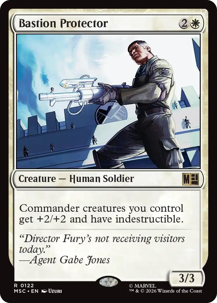 Image for Bastion Protector (Surge Foil) (122) (MSC) - Magic: The Gathering