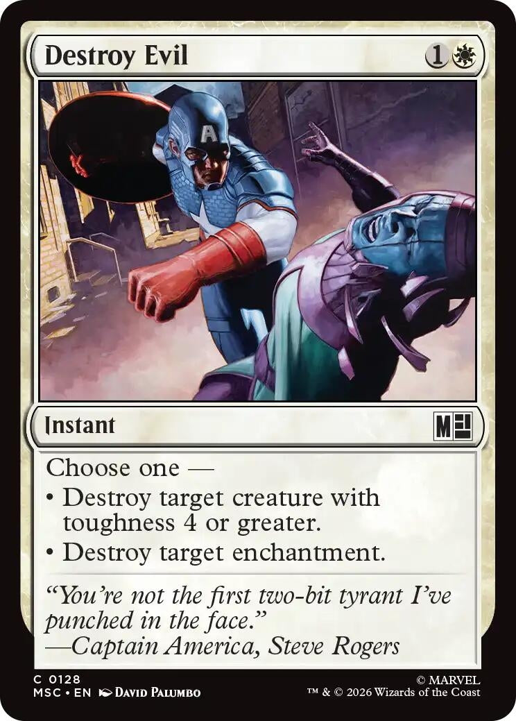 Image for Destroy Evil (Surge Foil) (128) (MSC) - Magic: The Gathering