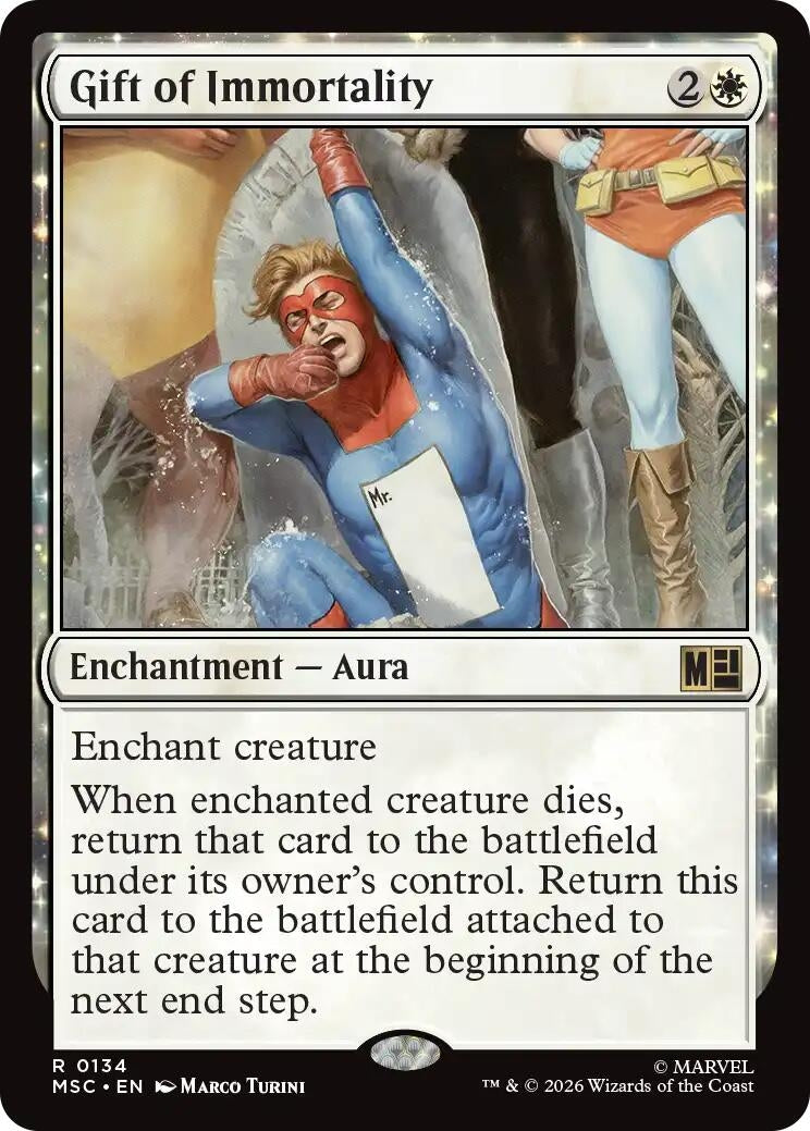 Image for Gift of Immortality (Surge Foil) (134) (MSC) - Magic: The Gathering