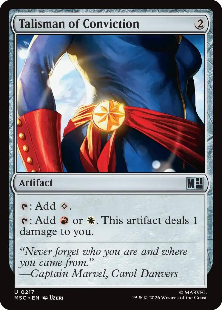 Image for Talisman of Conviction (Surge Foil) (217) (MSC) - Magic: The Gathering