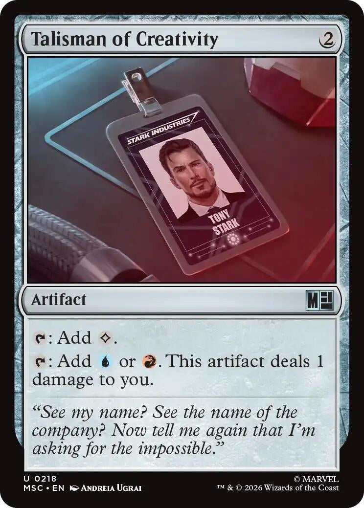 Image for Talisman of Creativity (Surge Foil) (218) (MSC) - Magic: The Gathering