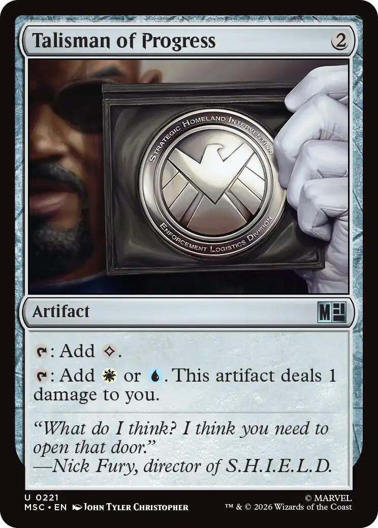 Image for Talisman of Progress (Surge Foil) (221) (MSC) - Magic: The Gathering