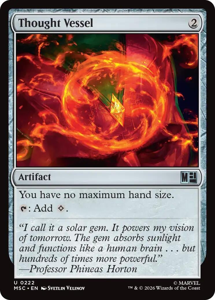 Image for Thought Vessel (Surge Foil) (222) (MSC) - Magic: The Gathering