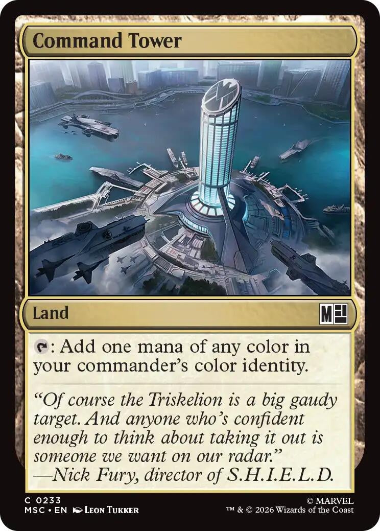 Image for Command Tower (0233) (Surge Foil) (233) (MSC) - Magic: The Gathering
