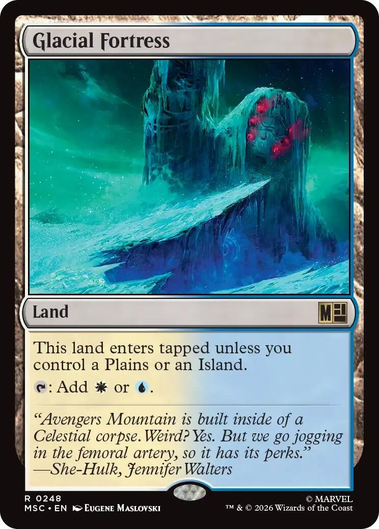 Image for Glacial Fortress (Surge Foil) (248) (MSC) - Magic: The Gathering