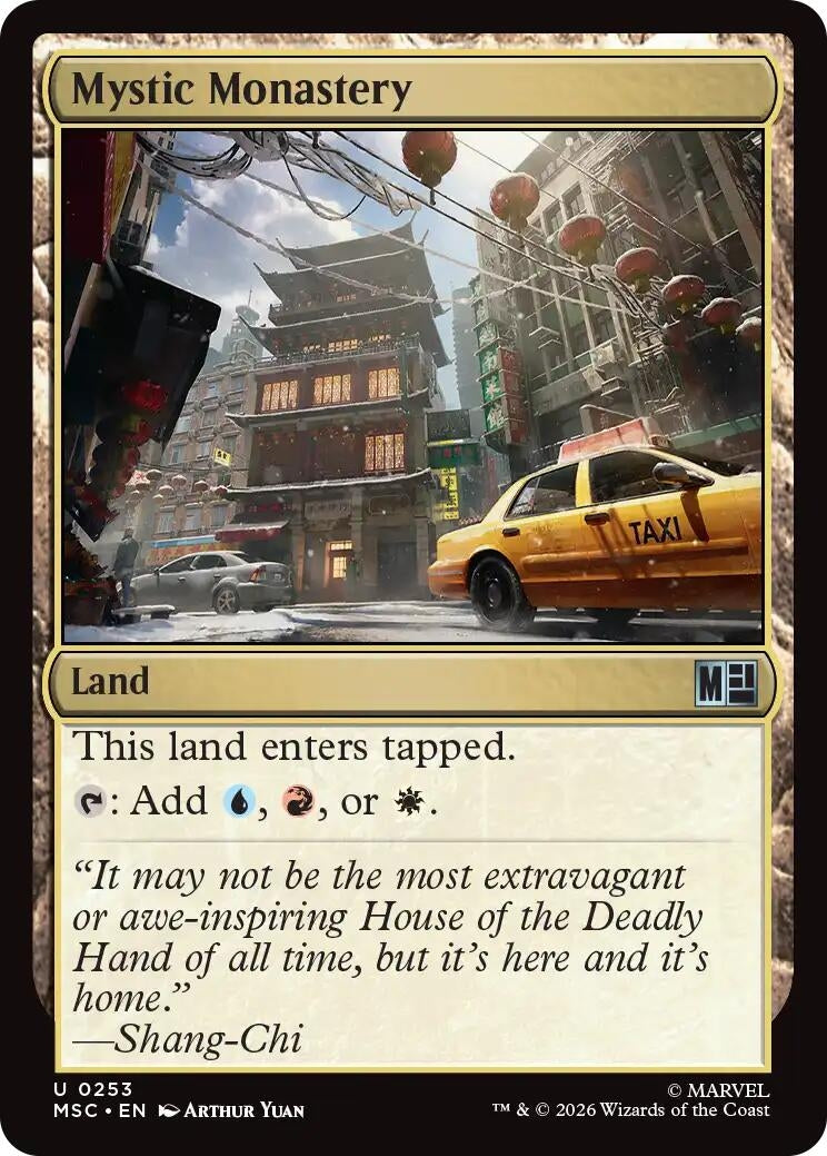 Image for Mystic Monastery (Surge Foil) (253) (MSC) - Magic: The Gathering