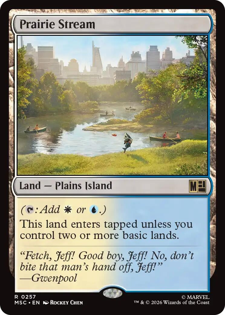 Image for Prairie Stream (Surge Foil) (257) (MSC) - Magic: The Gathering