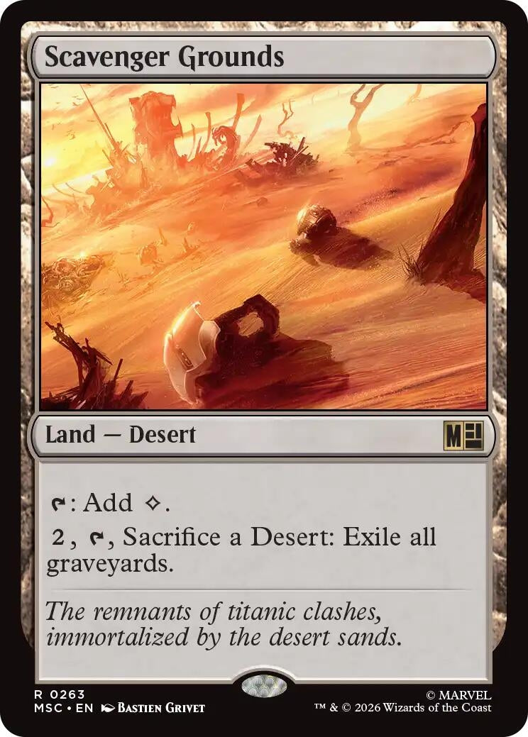 Image for Scavenger Grounds (Surge Foil) (263) (MSC) - Magic: The Gathering