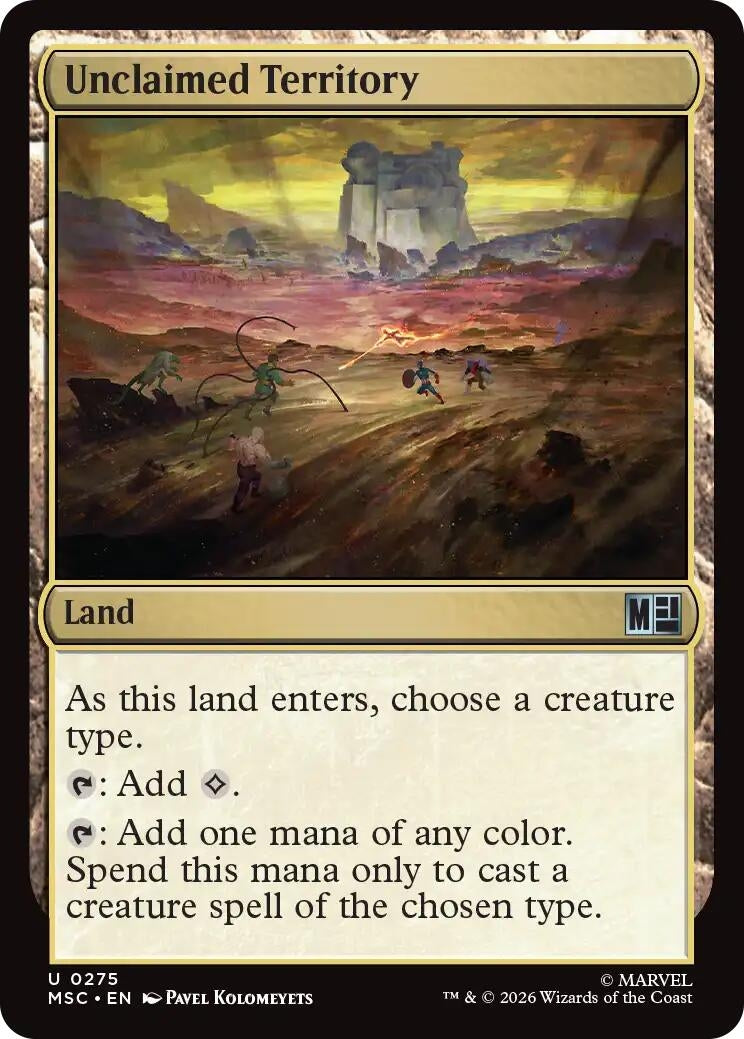Image for Unclaimed Territory (Surge Foil) (275) (MSC) - Magic: The Gathering